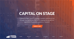 Desktop Screenshot of capitalonstage.com