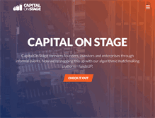 Tablet Screenshot of capitalonstage.com
